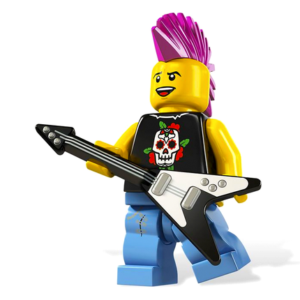 LEGO Collectable Minifigures - Punk Rocker (4 of 16) [Series 4]