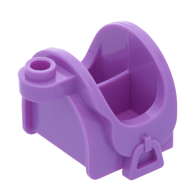 LEGO Animal Accessory - Horse Saddle, Stirrups, Friends 2 x 2 Studs, Medium Lavender [93086] 6356469