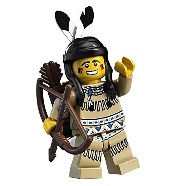 LEGO Collectable Minifigures - Tribal Hunter (1 of 16) [Series 1] Sealed Pack