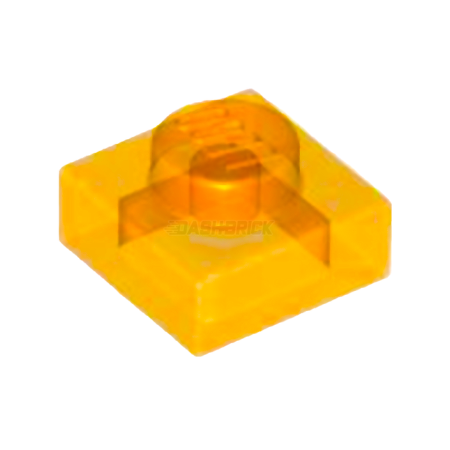 LEGO Plate, 1 x 1, Trans-Orange [3024]
