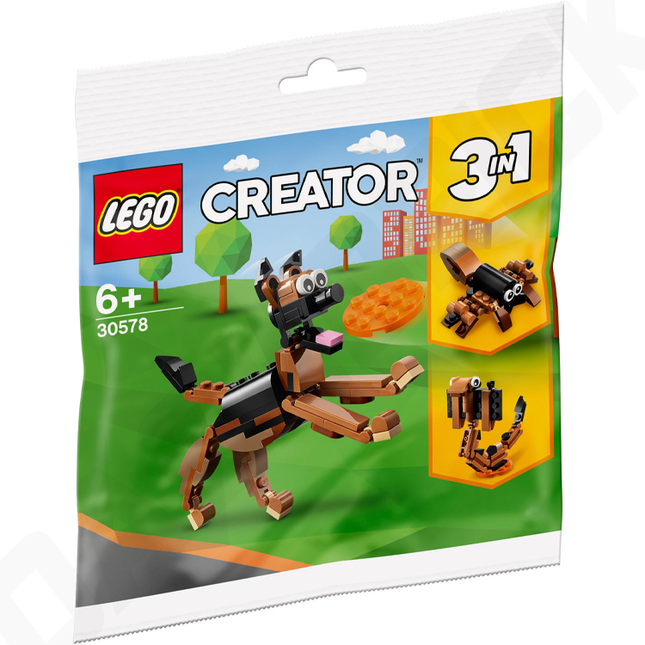 LEGO Creator 3 in 1 - German Shepherd/Cobra/Spider Polybag [30578] Retired Set