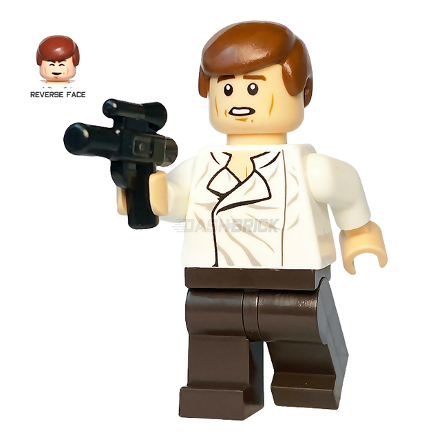 LEGO Minifigure - Han Solo, Dark Brown Legs, Classic (2016 Edition) [STAR WARS]
