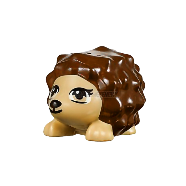 LEGO Minifigure Animal - Hedgehog, Reddish Brown and Tan [98389pb01]