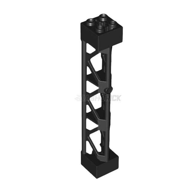 LEGO Pillar Support 2 x 2 x 10 Girder, Black [95347] 6470981