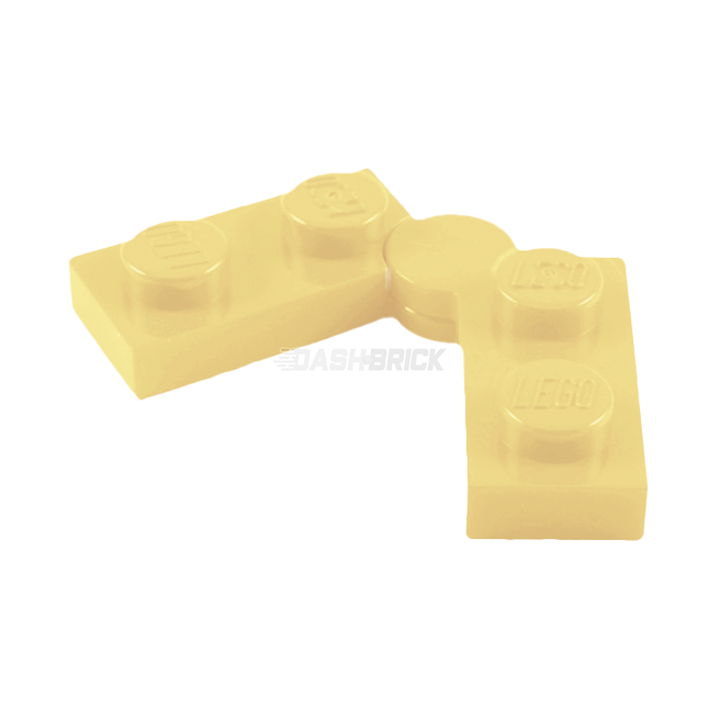 LEGO Plate, Modified, Hinge 1 x 4 Swivel, Tan [2429 / 2430]