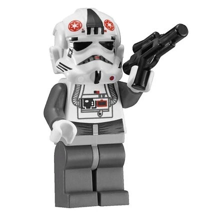 LEGO Minifigure - AT-AT Driver - Red Imperial Logo, Black Head, Stormtrooper Type 2 Helmet (2010) [STAR WARS]