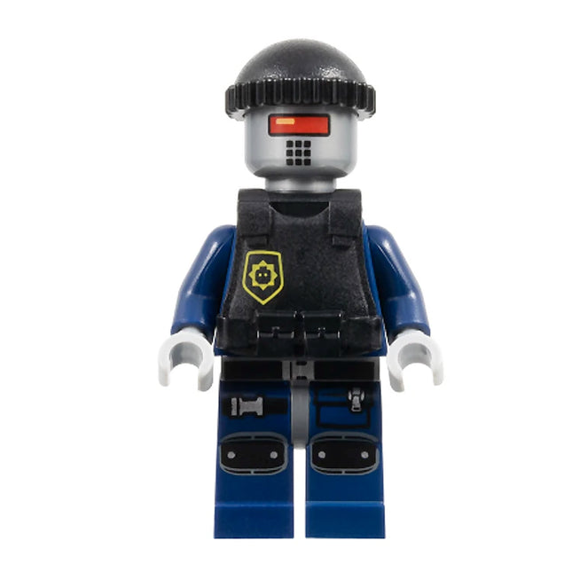 LEGO Minifigure - Robo SWAT - Knit Cap, Body Armor Vest (2014) [The LEGO Movie]