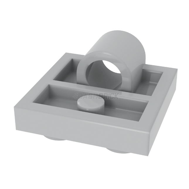 LEGO Plate, Modified 2 x 2 with Pin Hole, Light Grey [10247] 6045988