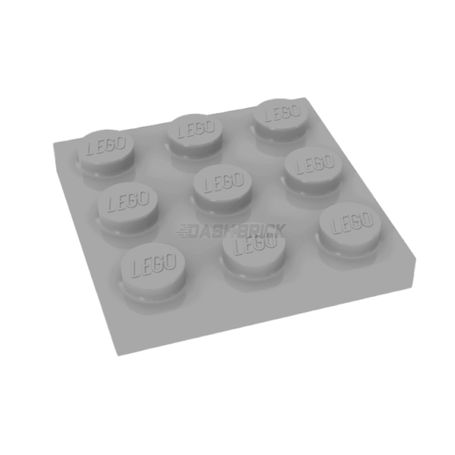 LEGO Plate, 3 x 3, Light Grey [11212] 6015347