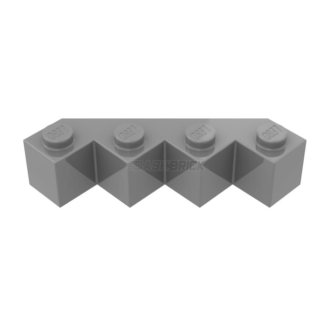 LEGO Brick, Modified Facet 4 x 4, Light Grey [14413] 6039346