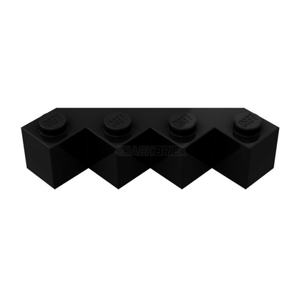 LEGO Brick, Modified Facet 4 x 4, Black [14413] 6039347