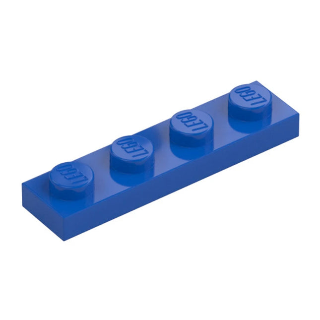 LEGO Plate, 1 x 4, Blue [3710] 371023
