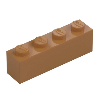 LEGO Brick, 1 x 4, Medium Nougat [3010] 6223183