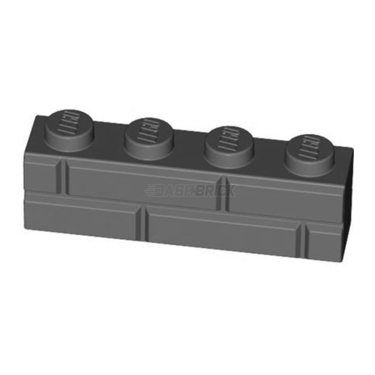 LEGO Bricks 1 x 4 Masonry Brick Profile Dark Grey 15533 6055310 DASHBRICK