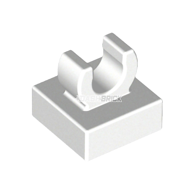 LEGO Tile, Modified 1 x 1 with Open O Clip, White [15712] 6348055