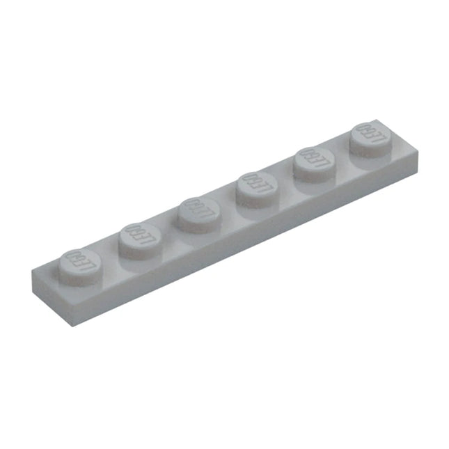 LEGO Plate, 1 x 6, Light Grey [3666] 4211438