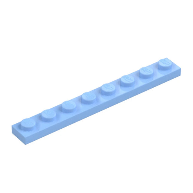 LEGO Plate 1 x 8, Bright Light Blue [3460] 6372125