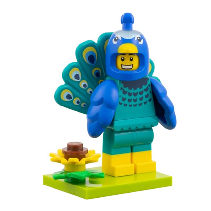 LEGO Collectable Minifigures - Peacock Costume Fan (1 of 12) [Series 28] Animal Series