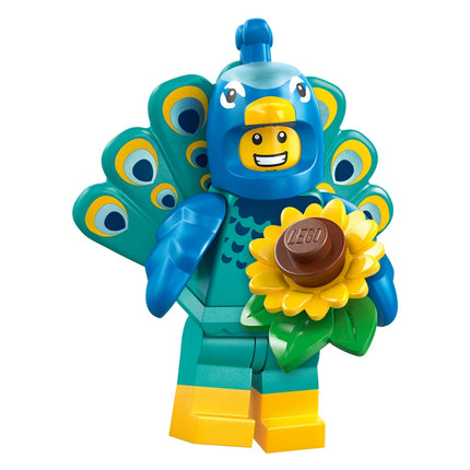 LEGO Collectable Minifigures - Peacock Costume Fan (1 of 12) [Series 28] Animal Series