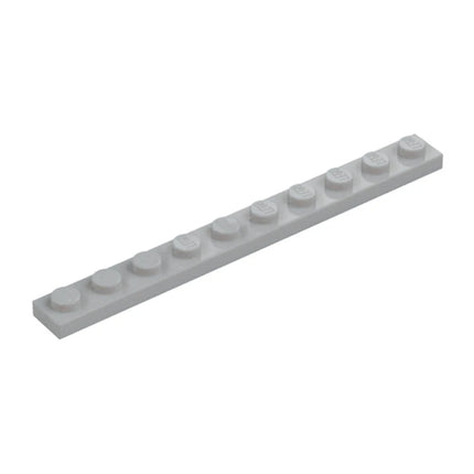 LEGO Plate 1 x 10, Light Grey [4477] 4251149