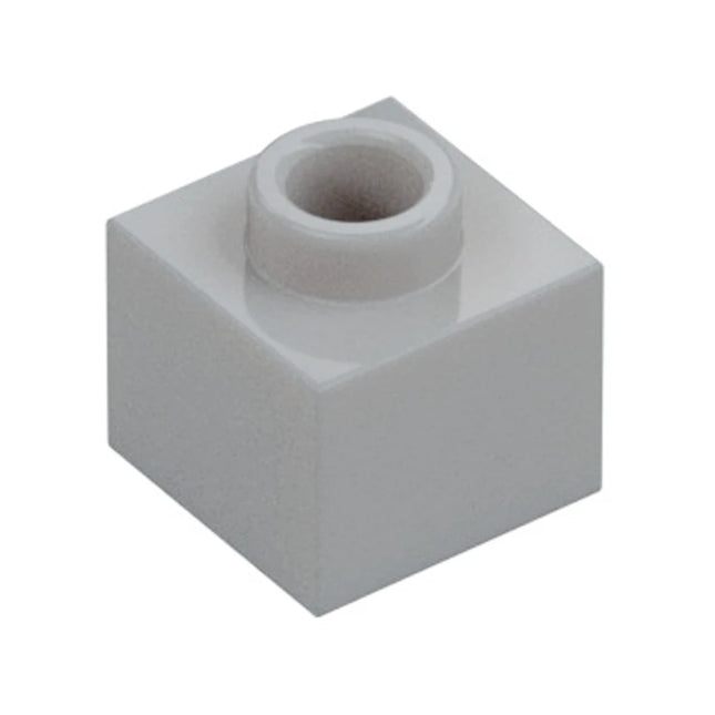 LEGO Brick, Modified 1 x 1 x 2/3 with Open Stud, Light Grey [86996] 6401023