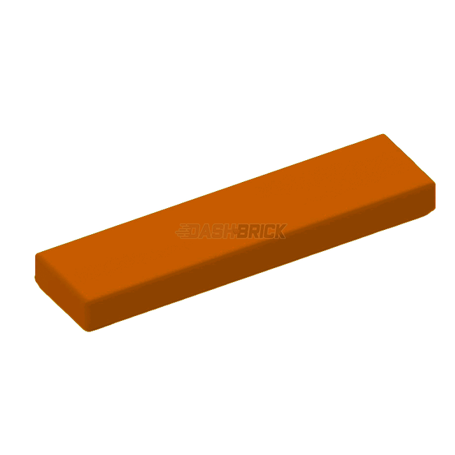 LEGO Tile 1 x 4, Dark Orange [2431] 6074893