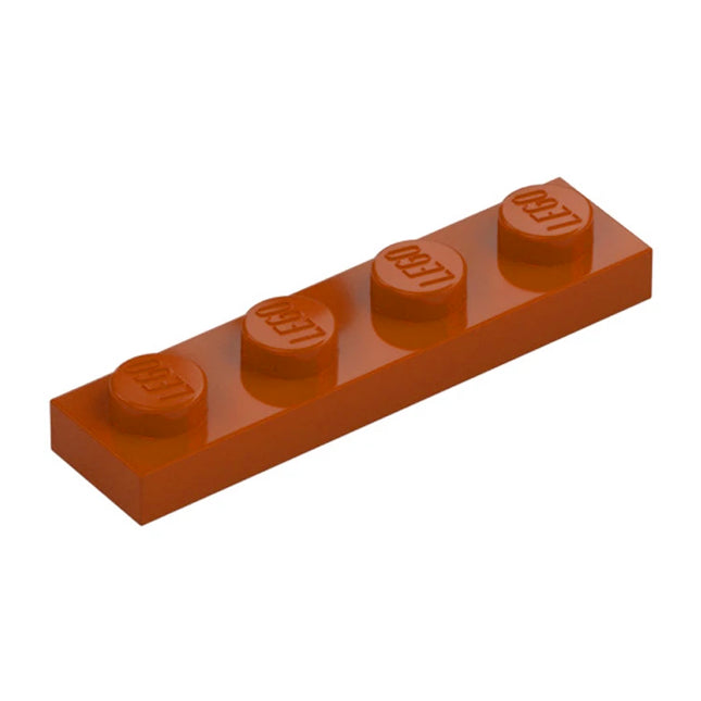 LEGO Plate, 1 x 4, Dark Orange [3710] 6074892