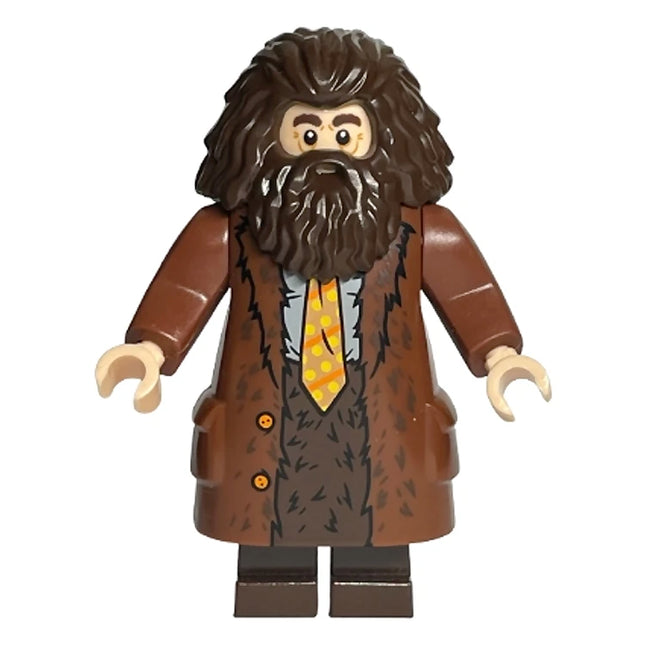 LEGO Minifigure - Rubeus Hagrid - Reddish Brown Topcoat with Buttons (2019) [HARRY POTTER]