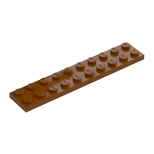 LEGO Plate 2 x 10, Reddish Brown [3832] 4211214