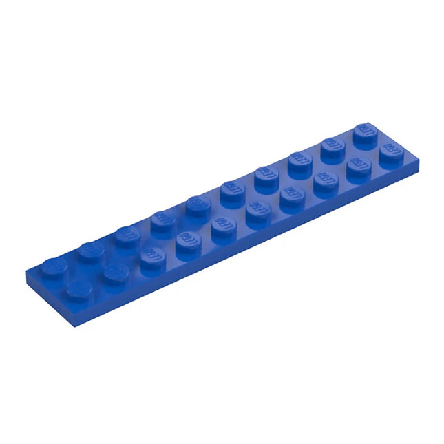 LEGO Plate, 2 x 10, Blue [3832] 383223