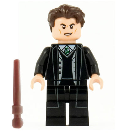 LEGO Minifigure - Tom Riddle - Black Long Coat, Gray Vest, Black Sweater (2020) [HARRY POTTER]
