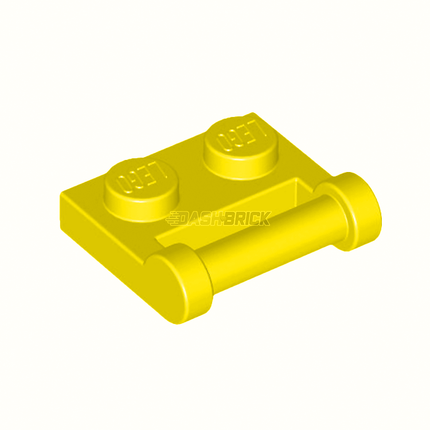 LEGO Plate, Modified 1 x 2, Bar Handle on Side, Closed Ends, Yellow [48336] 4501232