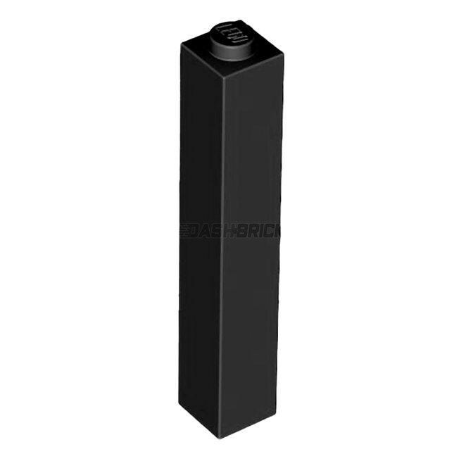 LEGO Brick 1 x 1 x 5, Solid Stud, Black [2453b] 4566308