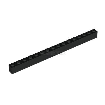 LEGO Brick, 1 x 16, Black [2465]