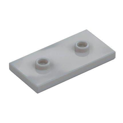 LEGO Plate, Modified 2 x 4 with 2 Studs (Double Jumper), Light Grey [65509] 6472550
