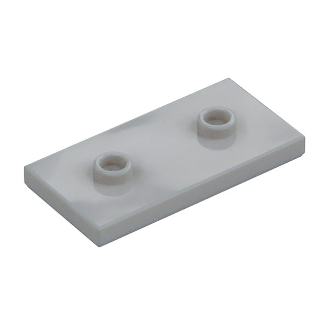 LEGO Plate, Modified 2 x 4 with 2 Studs (Double Jumper), Light Grey [65509] 6472550
