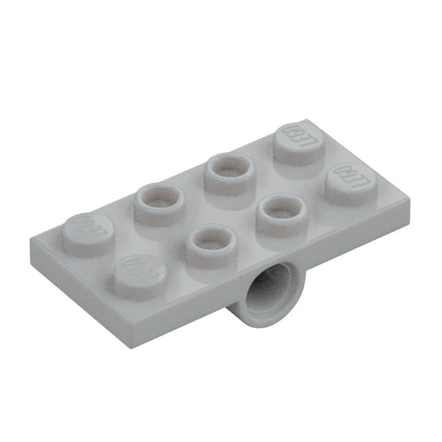 LEGO Plate, Modified 2 x 4 with Pin Holes, Light Grey [26599] 6176242