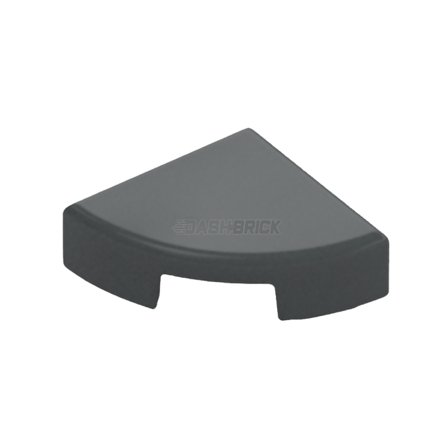 LEGO Tile, Round 1 x 1 Quarter, Round Corner, Dark Grey [25269] 6199549