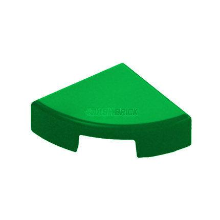 LEGO Tile, Round 1 x 1 Quarter, Round Corner, Green [25269] 6150607