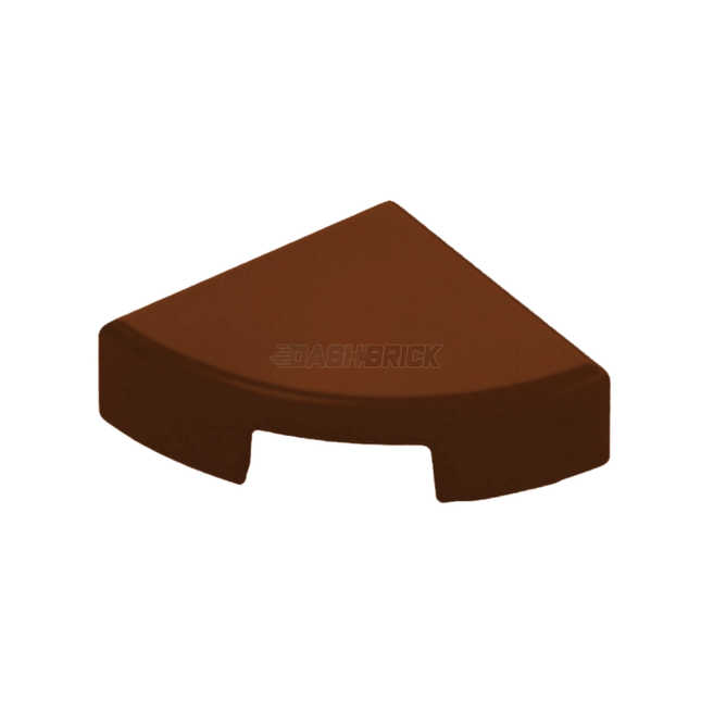 LEGO Tile, Round 1 x 1 Quarter, Round Corner, Reddish Brown [25269] 6149677