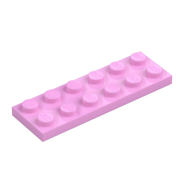 LEGO Plate 2 x 6, Bright Pink [3795] 4625633
