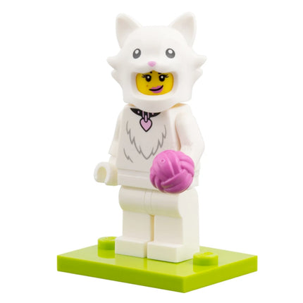 LEGO Collectable Minifigures - Fluffy Cat Costume Fan (2 of 12) [Series 28] Animal Series