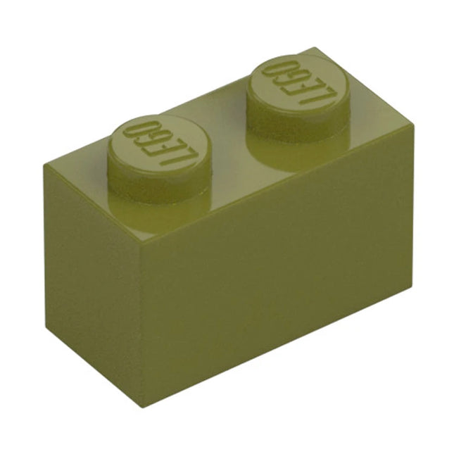 LEGO Brick 1 x 2, Olive Green [3004] 93792 6024722