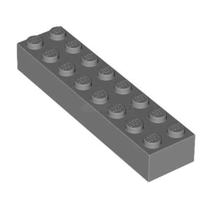 LEGO Brick 2 x 8, Dark Grey [3007]