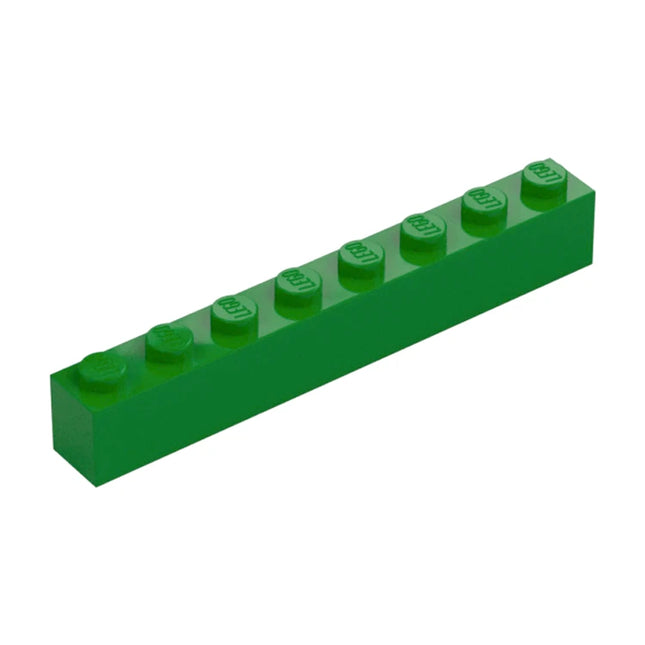 LEGO Brick, 1 x 8, Green [3008] 4143953