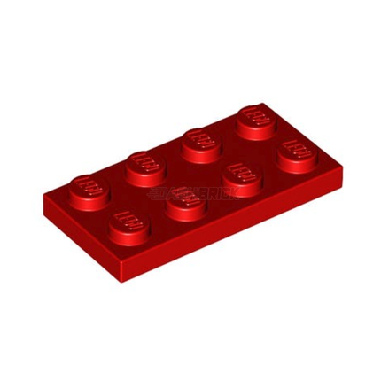 LEGO Plate 2 x 4, Red [3020] 302021