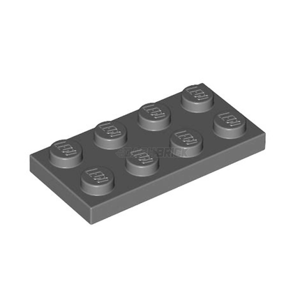 LEGO Plate 2 x 4, Dark Grey [3020] 4211065