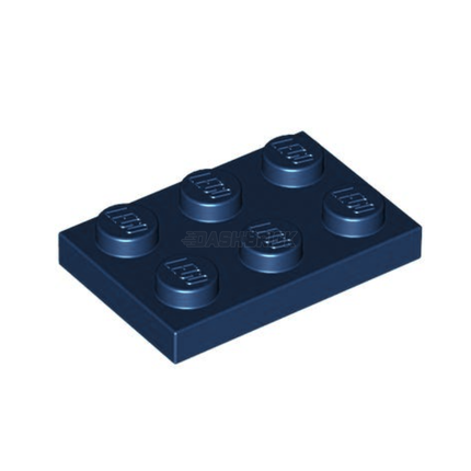 LEGO Plate, 2 x 3, Dark Blue [3021]