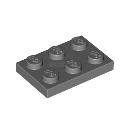LEGO Plate, 2 x 3, Dark Grey [3021] 4211043