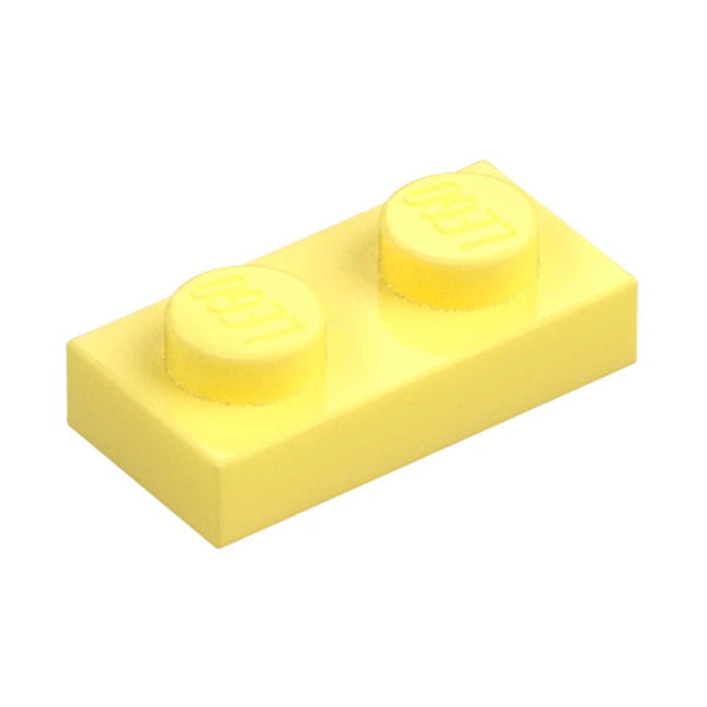 LEGO Plate, 1 x 2, Light Bright Yellow [3023] 6201647